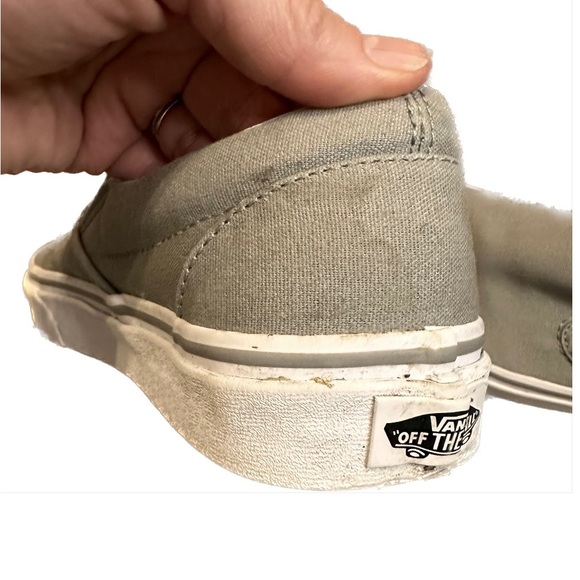 Vans slip on shoe tan/light grey size 6.5 - Picture 5 of 5